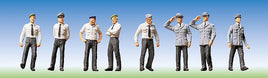 FALLER # 156001 - 'SOLDIERS ON THE BARRACKS PREMISES' -  HO SCALE FIGURES