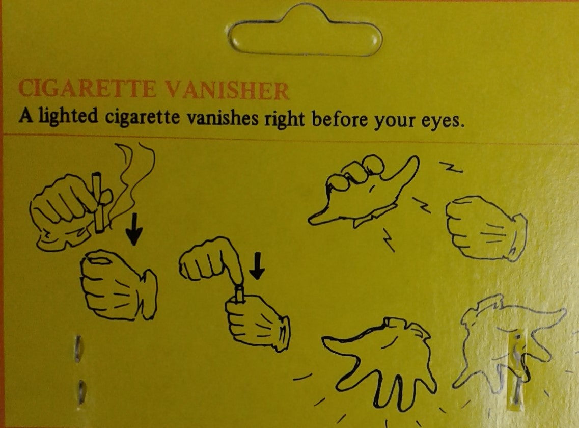 magic tricks with a cigarette CHU'S MAGIC TRICKS - CIGARETTE VANISHER