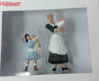 PREISER # 45060 - G SCALE FIGURES - "NURSEMAID WITH CHILDREN"