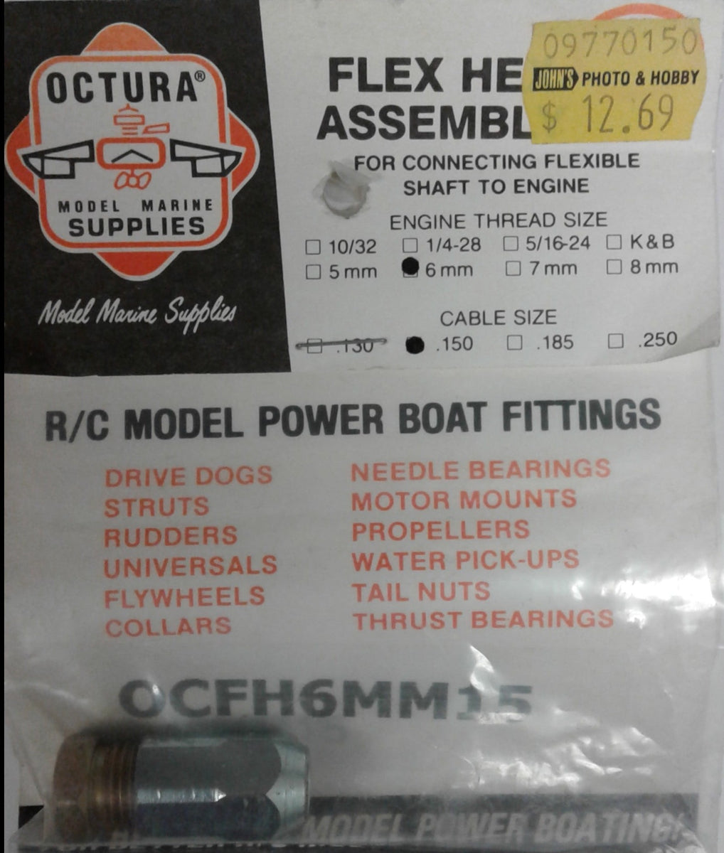 OCTURA OCFH6MM15 FLEX HEX ASSEMBLY Hobbyplex