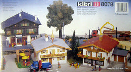 KIBRI # 8078 - ALPINE SET WITH STATION - HO Scale
