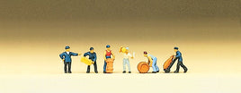 PREISER # 88511 - DELIVERY MEN WITH LOADS - 1:220 SCALE (Z)