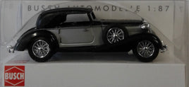 BUSCH # 41327 - HORCH 853 - SILVER AND BLACK  - 1:87 SCALE MODEL VEHICLE