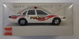 BUSCH #47627 - 'GODERICH POLICE' CANADA - 1:87 SCALE MODEL VEHICLE