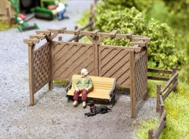 NOCH 14229 - PERGOLA -  MODEL KIT - HO SCALE - LASER CUT MINIS