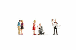 NOCH 15861 - 'LOVE STORY' PLASTIC MODEL FIGURE SET - HO SCALE