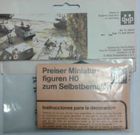 PREISER MILITARY 16510 - GERMAN ARMY - BUNDESWEHR, SENTRIES, TANK CREW AND DRIVERS - HO SCALE