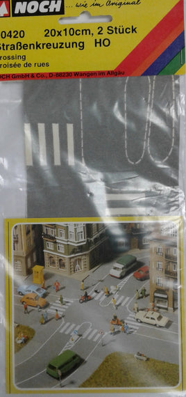 NOCH 60420 - INTERSECTION - HO SCALE ROAD CREPE PAPER