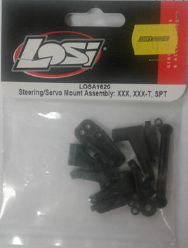 LOSI -TEAM LOSI RACING - LOSA1620 - STEERING/SERVO MOUNT ASSEMBLY: XXX, XXX-T, SPT