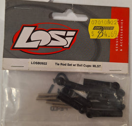 LOSI -TEAM LOSI RACING - LOSA0922 - TIE ROD SET WITH BALL CUPS: MLST