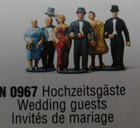 MERTEN N 967 'WEDDING GUESTS' N SCALE PLASTIC MODEL FIGURES