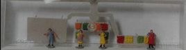 MERTEN N 2458  ''MARKET STANDS WITH FIGURES' N SCALE PLASTIC MODEL FIGURES