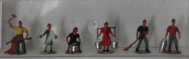 MERTEN HO-896 - 'FARM WORKERS' HO SCALE PLASTIC MODEL FIGURES