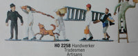 MERTEN HO-2258 - 'TRADESMEN' HO SCALE PLASTIC MODEL FIGURES