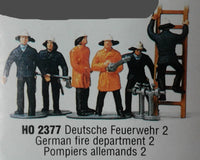 MERTEN HO-2377 - 'GERMAN FIRE DEPARTMENT' HO SCALE PLASTIC MODEL FIGURES