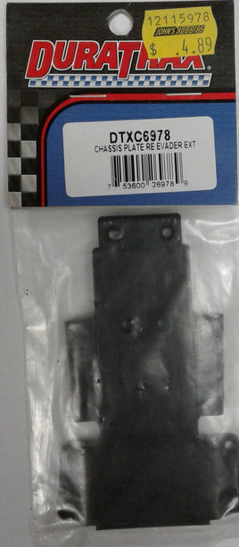 DURATRAX - DTXC6978 - CHASSIS PLATE REAR EVADER EXT