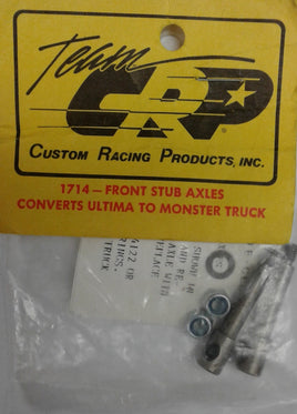 TEAM CRP - 1714 - FRONT STUB AXLES, CONVERTS ULTIMA TO MONSTER TRUCK