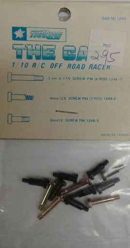TRAXXAS  - 1248 - SCREW PIN SET -  SPIRIT/TOM CAT 1/10 OFF ROAD RACER
