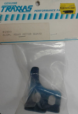 TRAXXAS 1989  - BLUE ALUMINUM REAR MOTOR GUARD - FOR EAGLE - 2 W/D STADIUM TRUCK