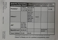 TACTIC 1313 - ANY-LINK 2.4GHz RADIO ADAPTER - WORKS WITH SPEKTRUM, FUTABA, HITEC AND JR TRANSMITTERS