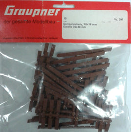 GRAUPNER #391 - COMPANIONWAY FOR MODEL BOAT 76X18mm  (10)