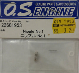 O.S.ENGINE - 22681953 - PRESSURE NIPPLE NO. 1