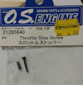 O.S.ENGINE - 21285640 - THROTTLE STOP SCREW - 10A, 10F