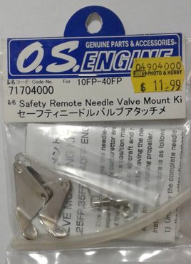 O.S.ENGINES - 71704000 - SAFETY REMOTE NEEDLE VALVE MOUNT KIT - FOR 10FP-40FP