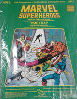 MARVEL SUPER HEROES - MH-2 - TIME TRAP- OFFICIAL GAME ADVENTURE - 6853 - VINTAGE