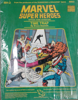 MARVEL SUPER HEROES - MH-2 - TIME TRAP- OFFICIAL GAME ADVENTURE - 6853 - VINTAGE