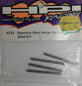 HPI - HPI-RACING - A212 - 4 STAINLESS STEEL HINGE PIN SET (RS4 MT)