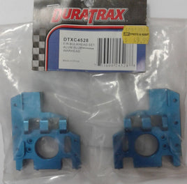 DURATRAX - DTXC4528 - F/R BULKHEAD SET, BLUE ALUMINUM, WARHEAD