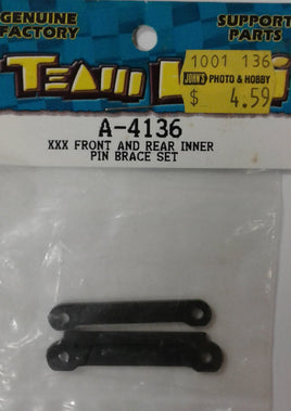 TEAM LOSI - A-4136 - XXX FRONT AND REAR INNER PIN BRACE SET