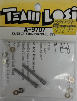 TEAM LOSI  A-9707 - XX/XXCR KING PIN/BALL SET