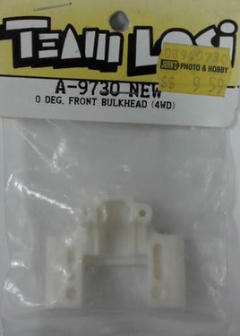 TEAM LOSI  A-9730 - NEW - 0 DEGREE FRONT BULKHEAD (4WD) - STREET WEAPON