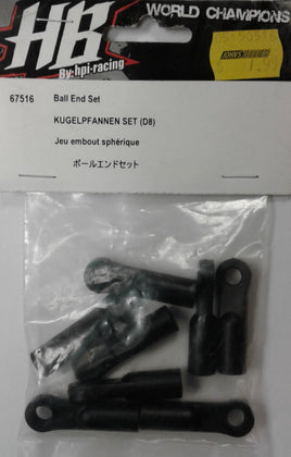 HOT BODIES BY HPI-RACING - 67516 - BALL END SET - D8