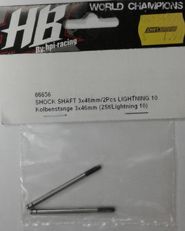 HOT BODIES BY HPI-RACING - 66656 - SHOCK SHAFT 3x46mm - LIGHTENING 10 RC VEHICLE