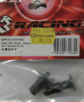 3 RACING -DF03-03/HD - REAR DIFF SHAFT - HEAVY DUTY - TAMIYA