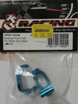 3 RACING - DF03-12/LB - ALUMINUM FRONT C HUB - TAMIYA DARK IMPACT
