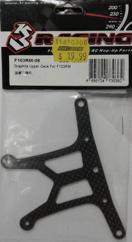 3 RACING - F103RM-08 - GRAPHITE UPPER DECK - TAMIYA