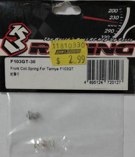 3 RACING - F103GT-30 -  FRONT COIL SPRING SET - TAMIYA