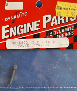 DYNAMITE DYN6300 - IDLE NEEDLE VALVE: .12R/.12