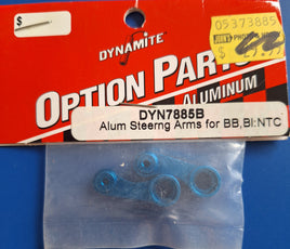 DYNAMITE DYN7885B - ALUMINUM STEERING ARMS FOR BB, BI: NTC