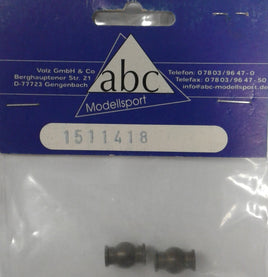 ABC MODELLSPORT - HARM  RACING - Alloy Ball for Plastic Steering Ball Joint - 1511418