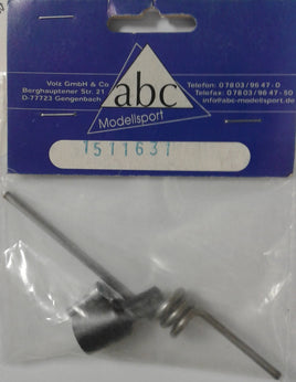 ABC MODELLSPORT - HARM  RACING - Plastic Chassis Mount and Spring Pipe Wire for Exhaust - 1511631