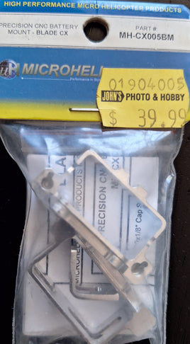 MICROHELI - Precision CNC Battery Mount for Blade CX  - MH-CX005BM