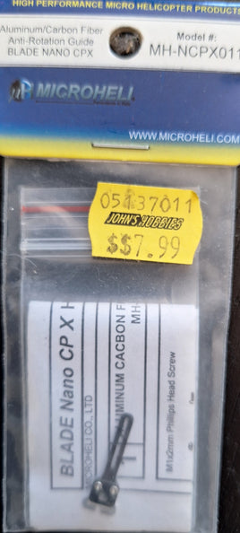 MICROHELI - Aluminum/Carbon Fiber Anti-Rotation Guide - Blade Nano CPX- MH-NCPX011