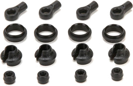 VATERRA - VTR233028 - SHOCK END, CUP, RUBBER STOP AND MID COLLAR (4): ASN