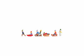 NOCH 36819 - 'CHILDREN IN THE SNOW'  - N  SCALE PLASTIC MODEL FIGURES