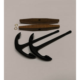 MANTUA # 42560 - WOODEN STOCK ANCHOR - FOR MODEL SHIP